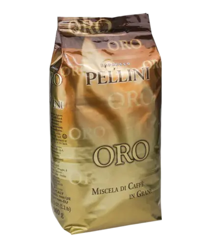 Opakowanie ziarnistej kawy Pellini Oro 1kg