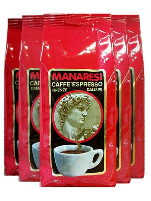 Grafika przedstawiająca hurtową ilość kawy Manaresi Espresso
