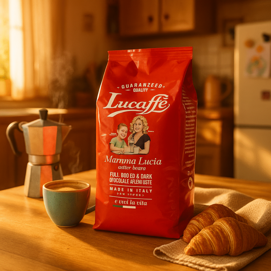 lucaffe mamma lucia 50% arabica i 50% robust w ciepłej kuchni